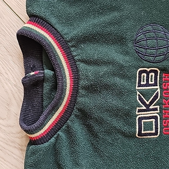 Vtg OshKosh Fleece Sweater, 18m - Picture 3 of 9